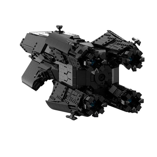 Hard Sci-Fi Free Navy Capital Ship MOC Spaceship Building Kit - 1