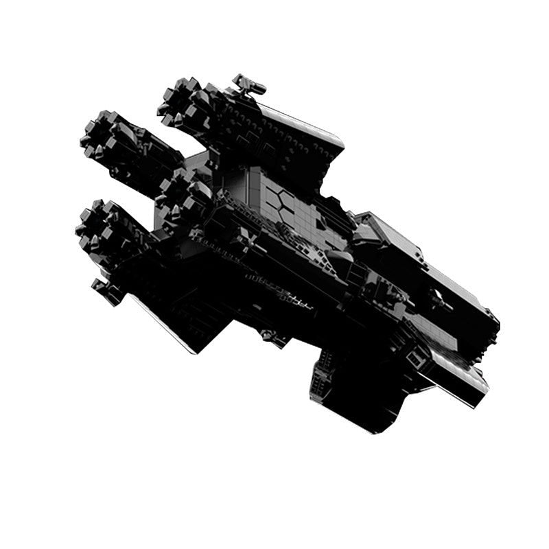Hard Sci-Fi Free Navy Capital Ship MOC Spaceship Building Kit - 2
