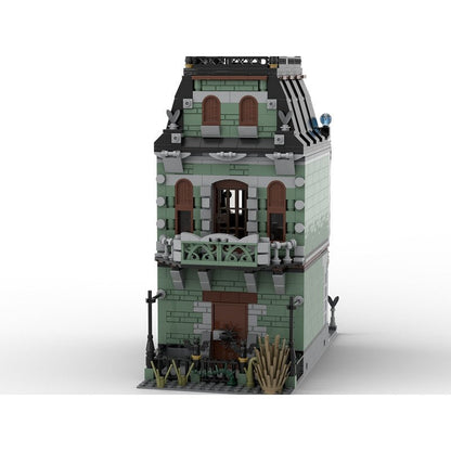 Haunted House MOC Building Kit | Spooky Architecture Display Model - 1
