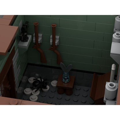 Haunted House MOC Building Kit | Spooky Architecture Display Model - 3