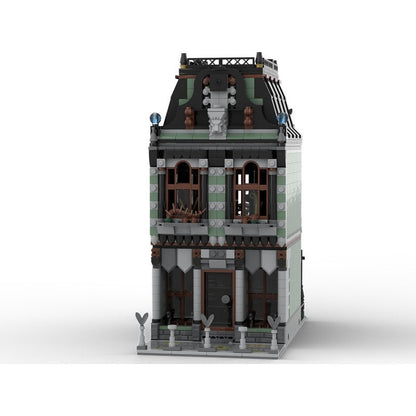 Haunted House MOC Building Kit | Spooky Architecture Display Model - 4