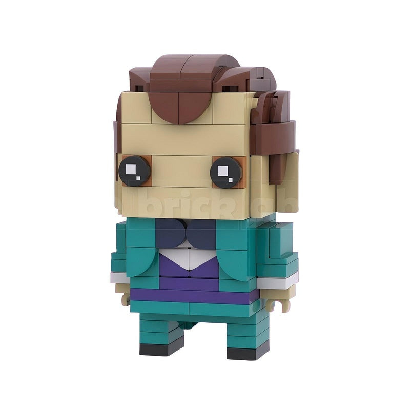 Haunted Manor Ghost Character BrickHeadz Building Kit | LEGO-Compatible MOC - 19