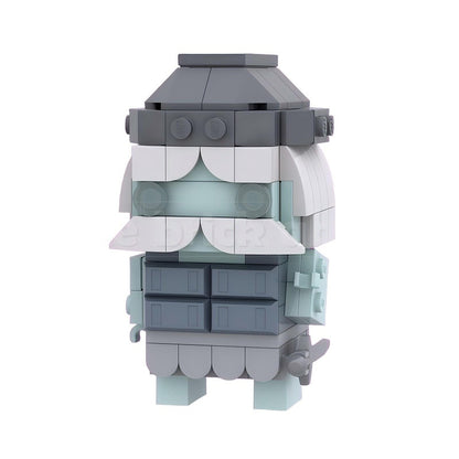 Haunted Manor Ghost Character BrickHeadz Building Kit | LEGO-Compatible MOC - 8