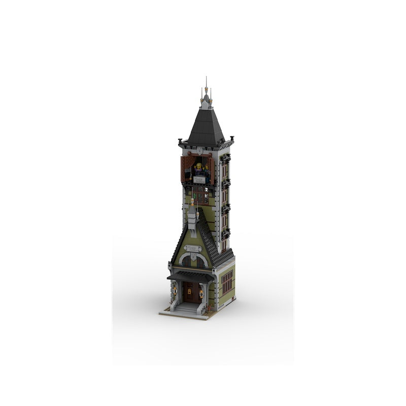 Haunted Modular Tower MOC Dark Fantasy Architecture Building Kit - 2