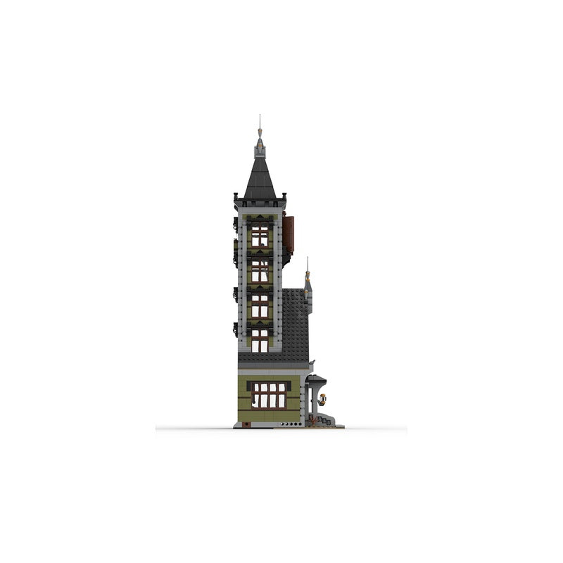 Haunted Modular Tower MOC Dark Fantasy Architecture Building Kit - 4