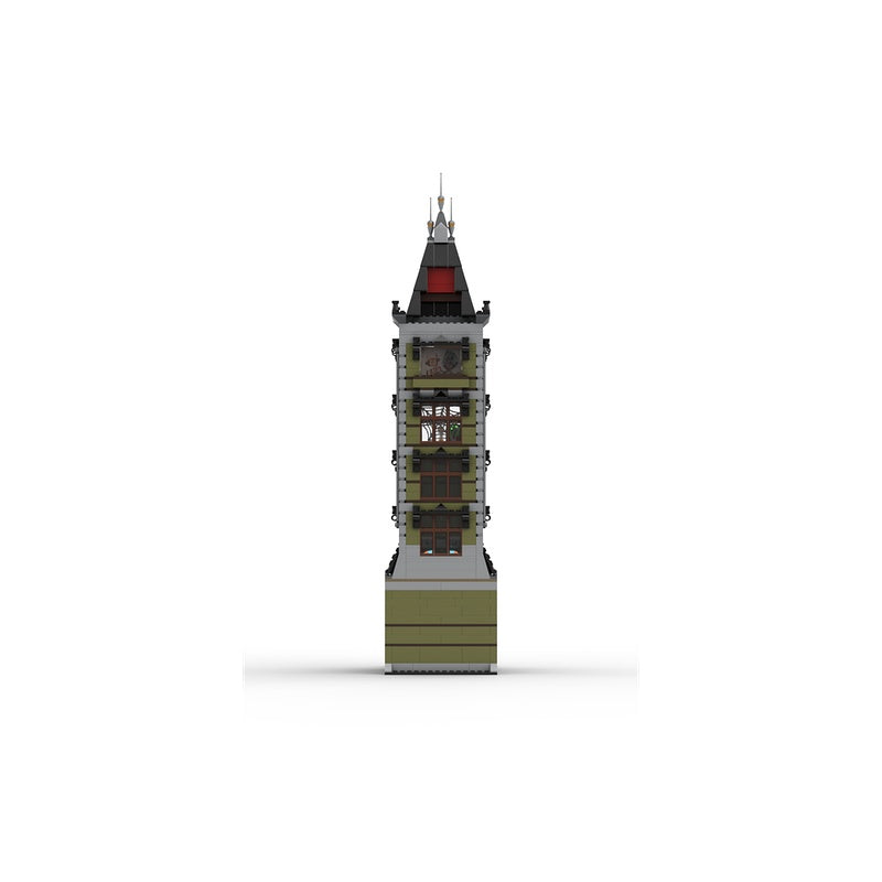 Haunted Modular Tower MOC Dark Fantasy Architecture Building Kit - 5
