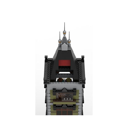 Haunted Modular Tower MOC Dark Fantasy Architecture Building Kit - 6
