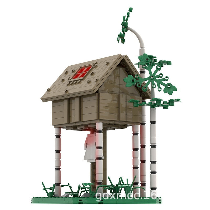 Haunted Tree House MOC Building Kit | Dark Woodland Architecture Model - 3