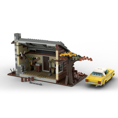 Haunted Woods Cabin MOC Building Kit | Dark Forest Architecture Model - 3