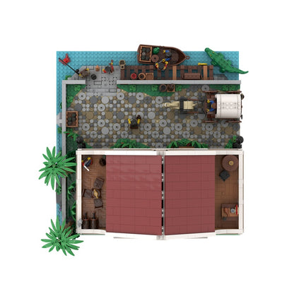 Havana Colonial Waterfront House MOC Building Kit - 3