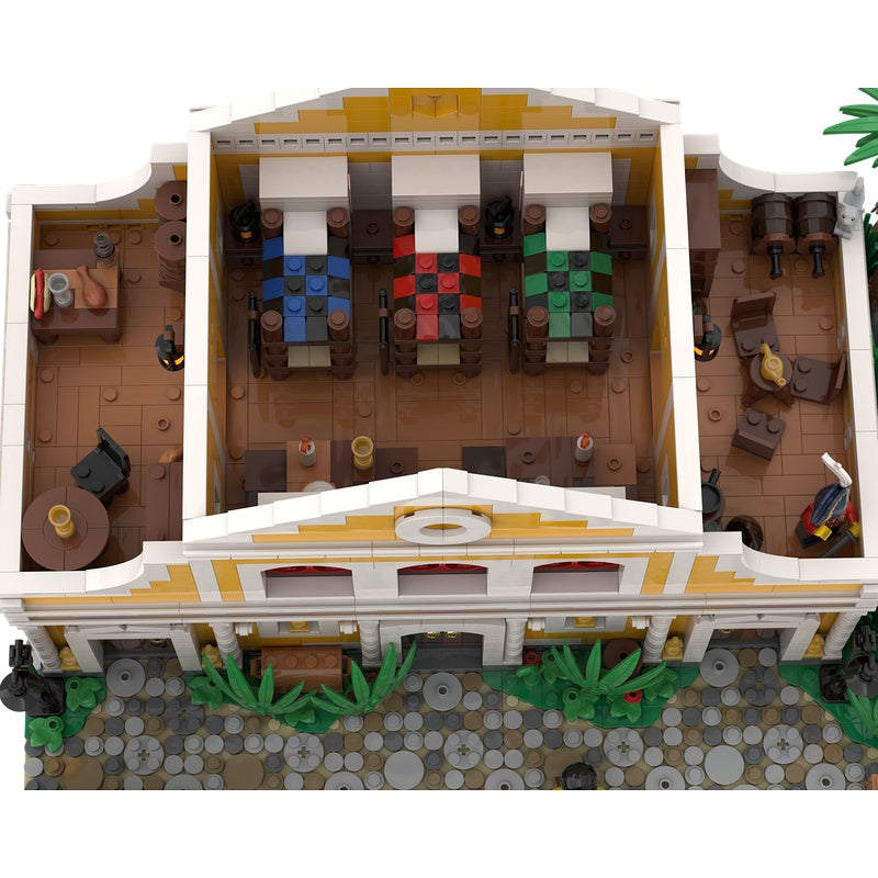 Havana Colonial Waterfront House MOC Building Kit - 4