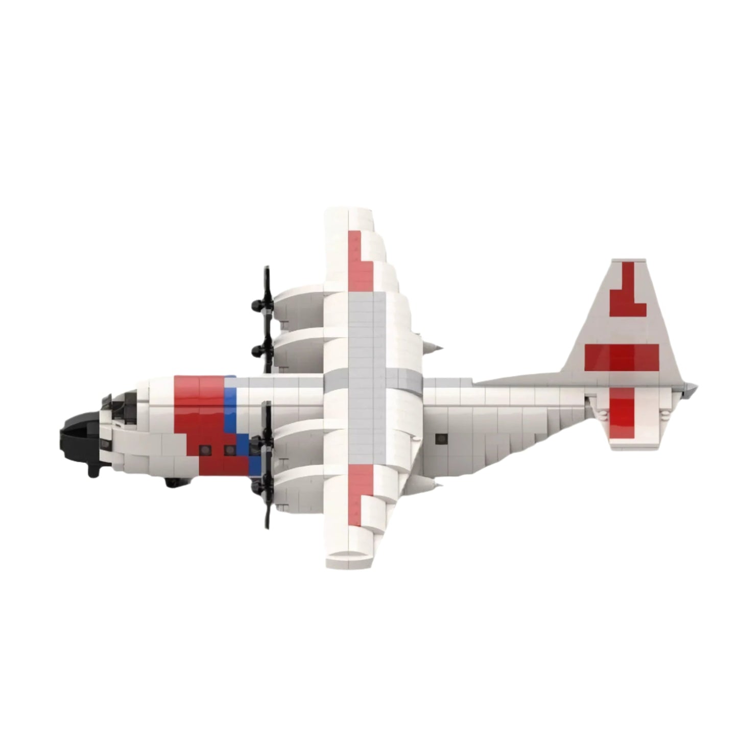 HC-130 Hercules USCG Building Kit | Mini-Scale | LEGO-Compatible MOC - 2