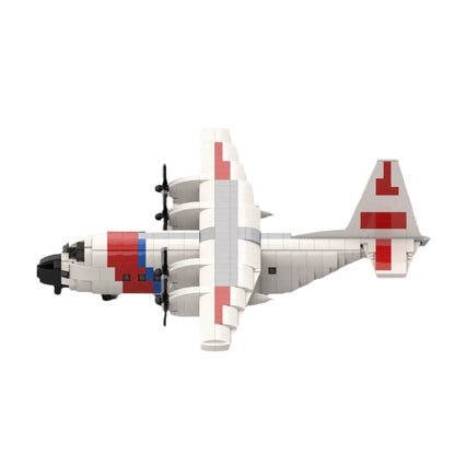 HC-130 Hercules USCG Building Kit | Mini-Scale | LEGO-Compatible MOC - 2