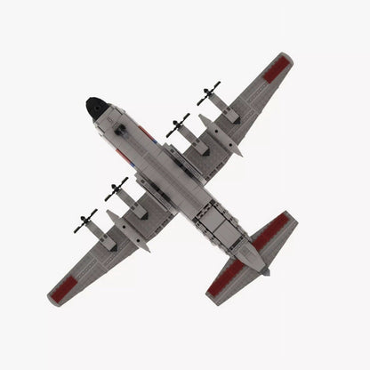 HC-130 Hercules USCG Building Kit | Mini-Scale | LEGO-Compatible MOC - 3