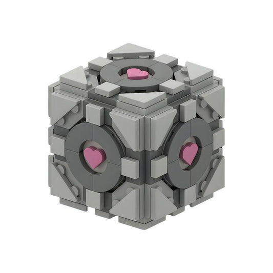 Heart Core Companion Cube MOC Decor Building Kit - 1