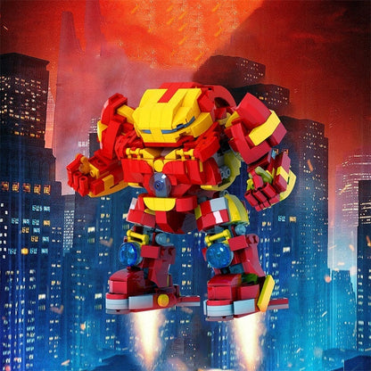 Heavy Armor Superhero Mecha MOC Building Kit | Armored Robot Model - 3