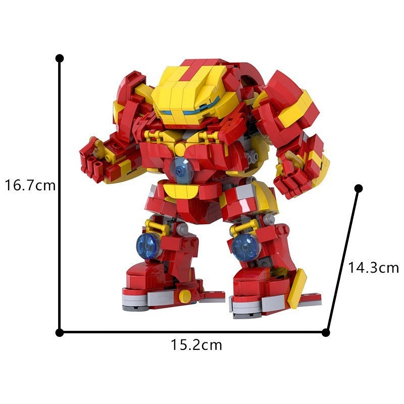 Heavy Armor Superhero Mecha MOC Building Kit | Armored Robot Model - 4