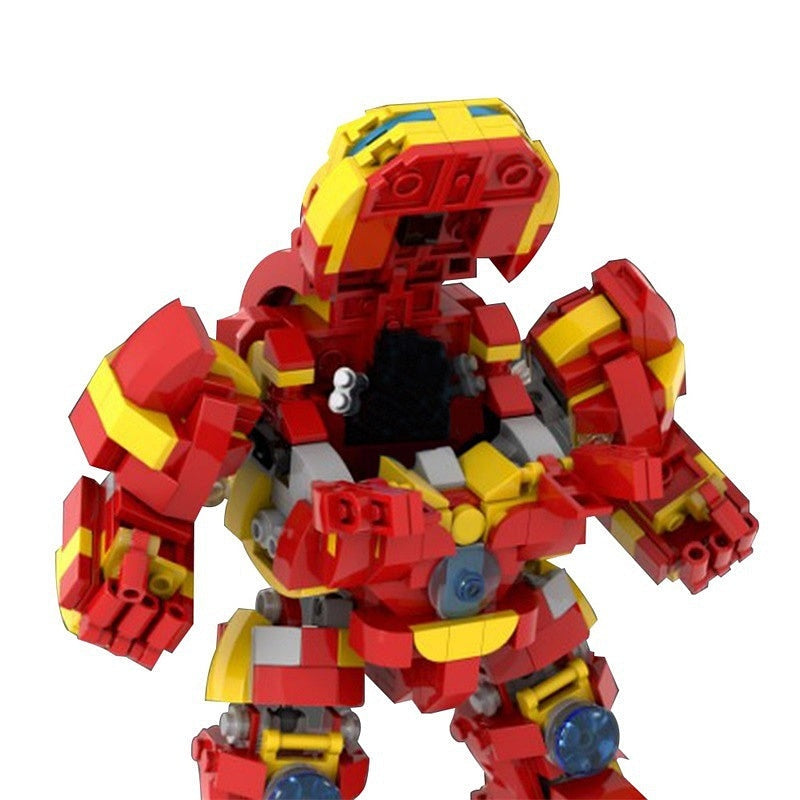 Heavy Armor Superhero Mecha MOC Building Kit | Armored Robot Model - 5