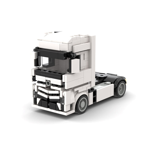 Heavy-Duty European Transport Truck Building Kit | LEGO-Compatible MOC - 1