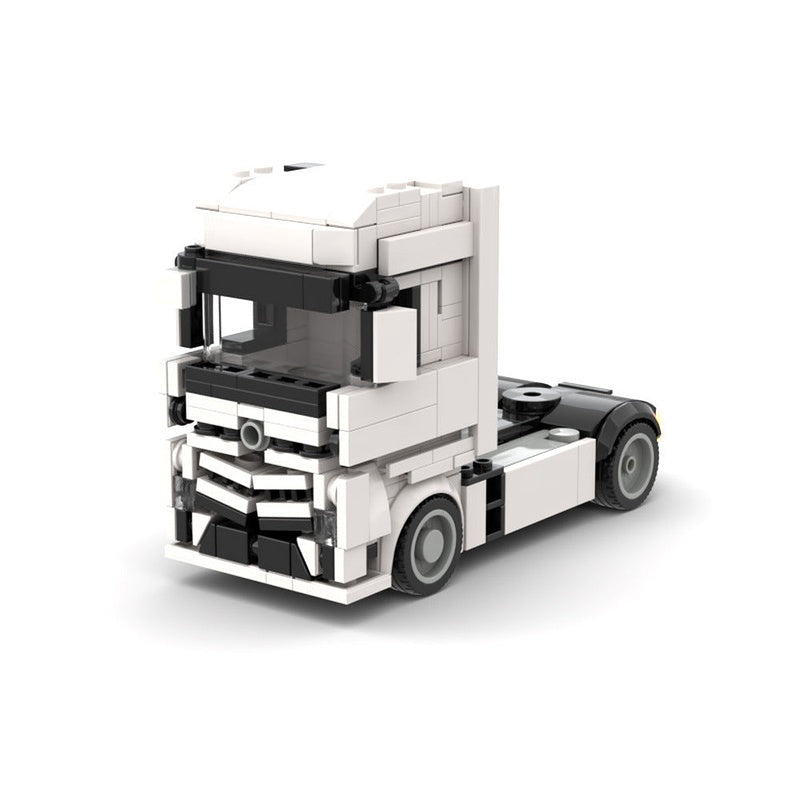 Heavy-Duty European Transport Truck MOC Building Kit | Cargo Vehicle Model - 1