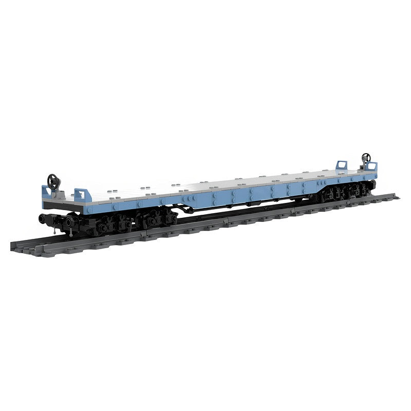 Heavy-Duty Large Flatcar MOC Building Kit - 2