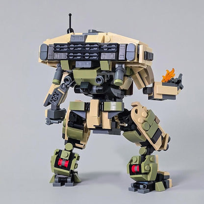 Heavy Flame Combat Titan Mecha Building Kit | LEGO-Compatible MOC - 2