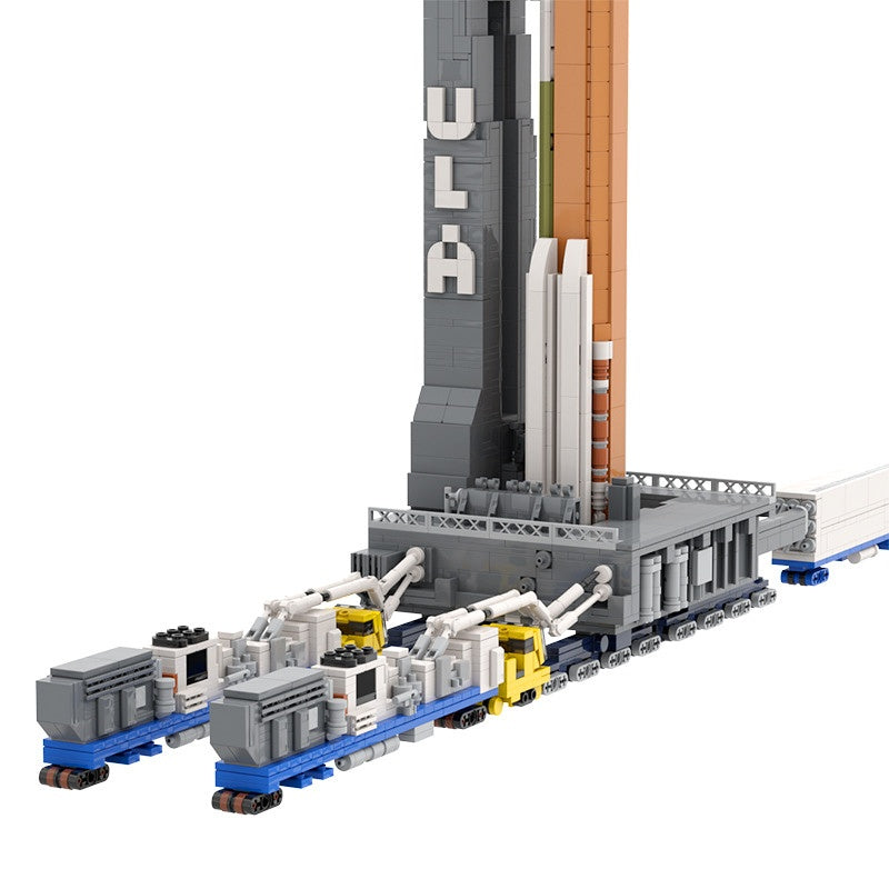 Heavy-Lift Rocket Transporter MOC Building Kit | 1:110 Display - 4