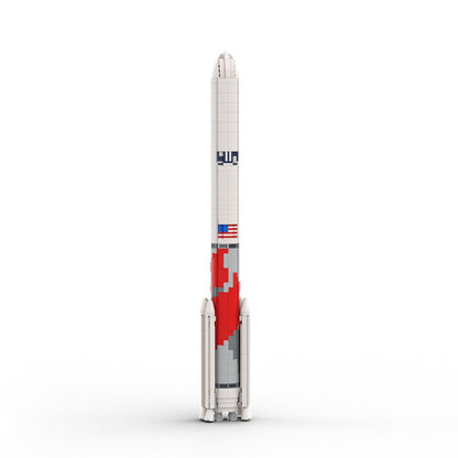 Heavy-Lift Vulcan Rocket MOC Building Kit | 1:110 Scale Space Model - 1