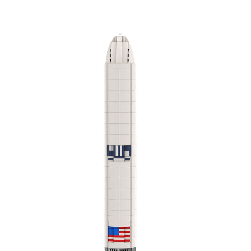 Heavy-Lift Vulcan Rocket MOC Building Kit | 1:110 Scale Space Model - 4