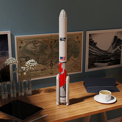 Heavy-Lift Vulcan Rocket MOC Building Kit | 1:110 Scale Space Model - 6