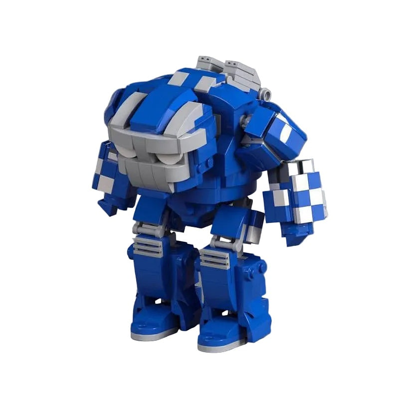 Heavy Lifting Blue Mecha Mk 38 MOC Building Kit | Robot Model - 1