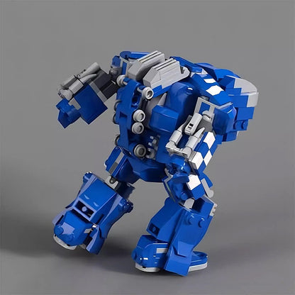 Heavy Lifting Blue Mecha Mk 38 MOC Building Kit | Robot Model - 4