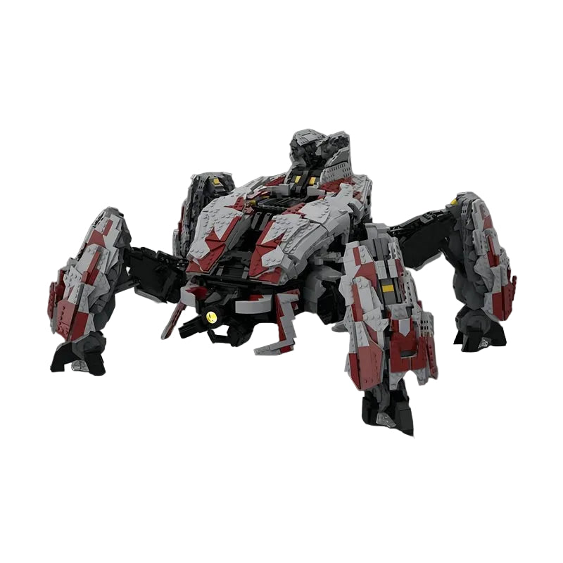 Heavy Quad-Leg Sci-Fi Siege Walker MOC Building Kit - 1