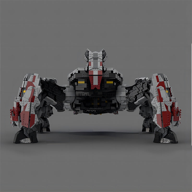 Heavy Quad-Leg Sci-Fi Siege Walker MOC Building Kit - 3