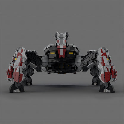 Heavy Quad-Leg Sci-Fi Siege Walker MOC Building Kit - 3