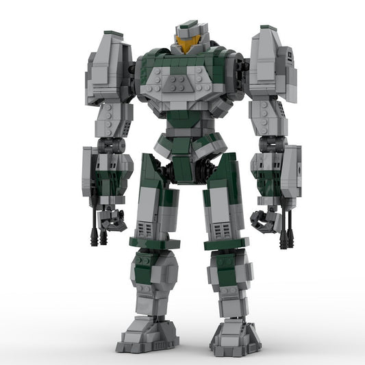 Heavy-Weapon Carrier Mecha MOC Building Kit | Sci-Fi Mechanical Figure - 1