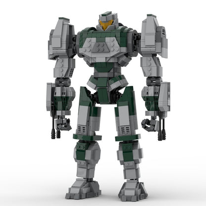 Heavy-Weapon Carrier Mecha MOC Building Kit | Sci-Fi Mechanical Figure - 3