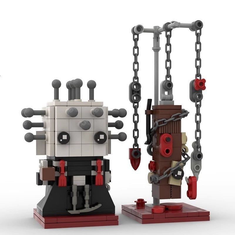Hellbound Horror Cube Character MOC Building Kit | Dark Fantasy Figure - 1