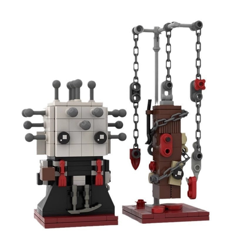Hellbound Horror Cube Character MOC Building Kit | Dark Fantasy Figure - 2