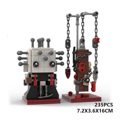 Hellbound Horror Cube Character MOC Building Kit | Dark Fantasy Figure - 3