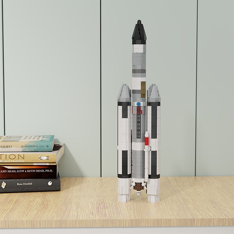 Hercules 3C SpaceShip MOC Building Kit | 1:110 Scale Space Model - 3
