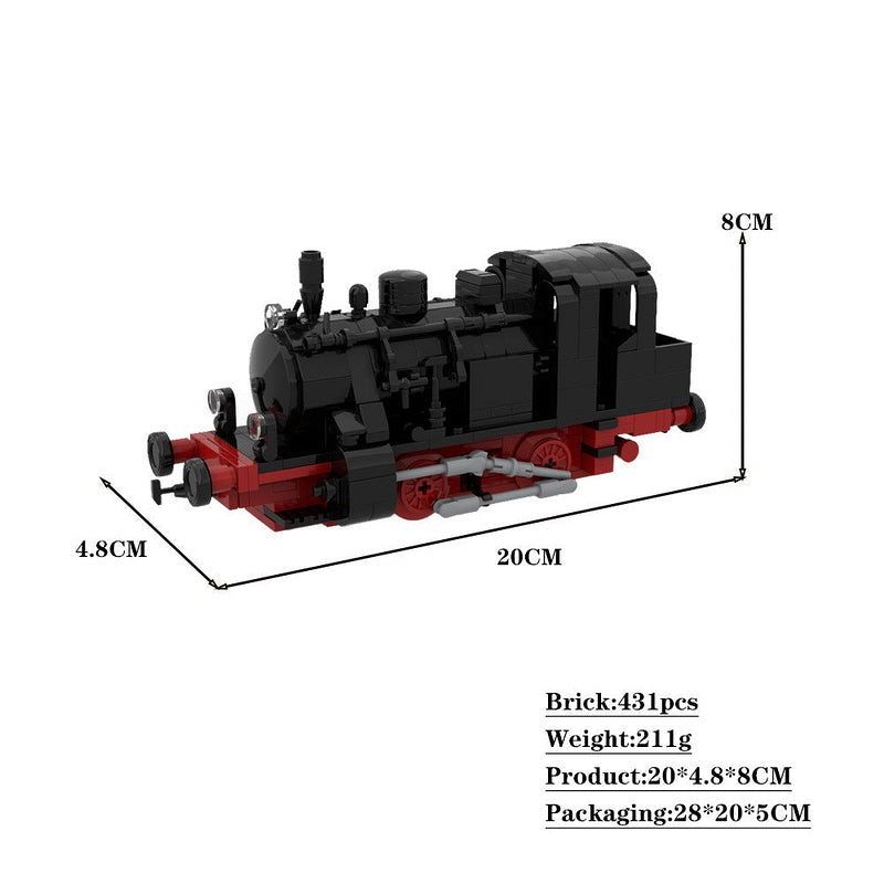 Hermann Heye Train MOC Building Kit | Modern City Rail Display Model - 2