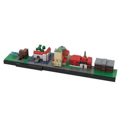 Herne Skyline MOC Architecture Building Kit | City Landmark Display Model - 1