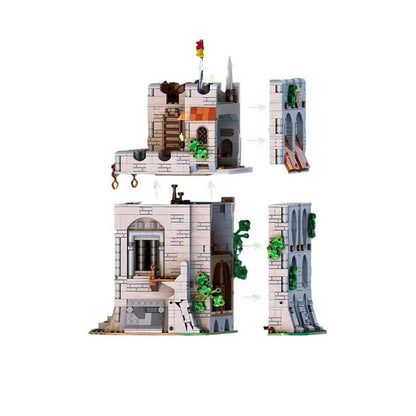 Hero's Hall Modular Castle Keep MOC Building Kit | Compatible MOC - 3