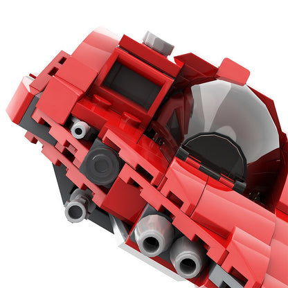 Herz-Class Heart Interceptor MOC Building Kit | Futuristic Starfighter - 3