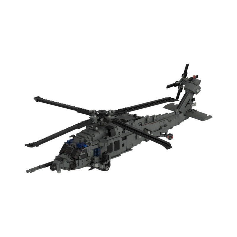 HH-60W Rescue Helicopter MOC Building Kit | Aviation Vehicle Model - 1