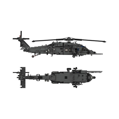 HH-60W Rescue Helicopter MOC Building Kit | Aviation Vehicle Model - 3