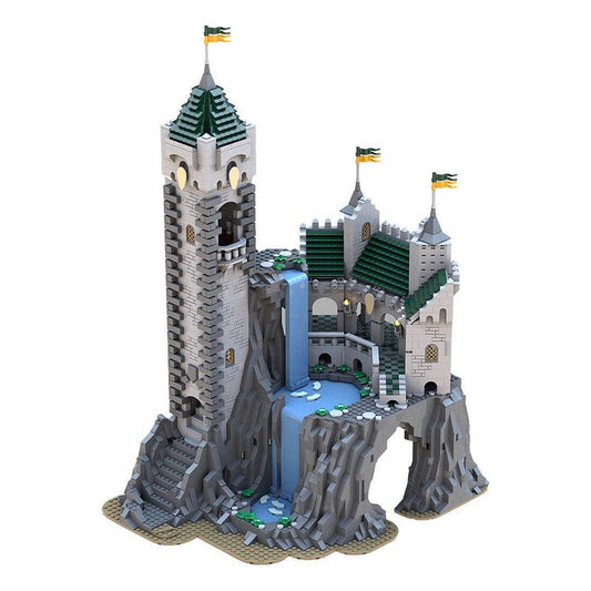 High Falls Escape MOC Building Kit | Fantasy Adventure Diorama - 1