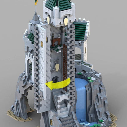 High Falls Escape MOC Building Kit | Fantasy Adventure Diorama - 4