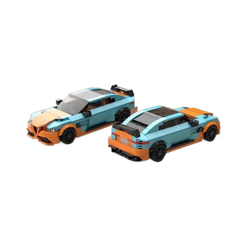 High-Performance Italian Sport Sedan MOC Building Kit | Vehicle Model - 1